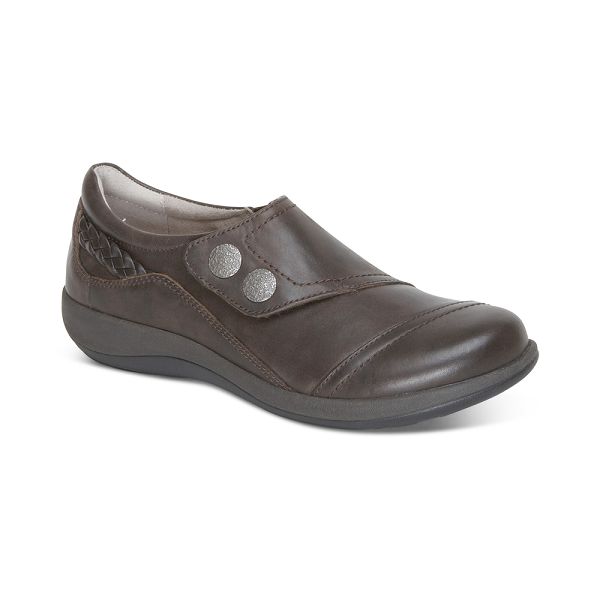 Aetrex Women's Karina Monk Strap Dress Shoes Iron Shoes UK 0618-208